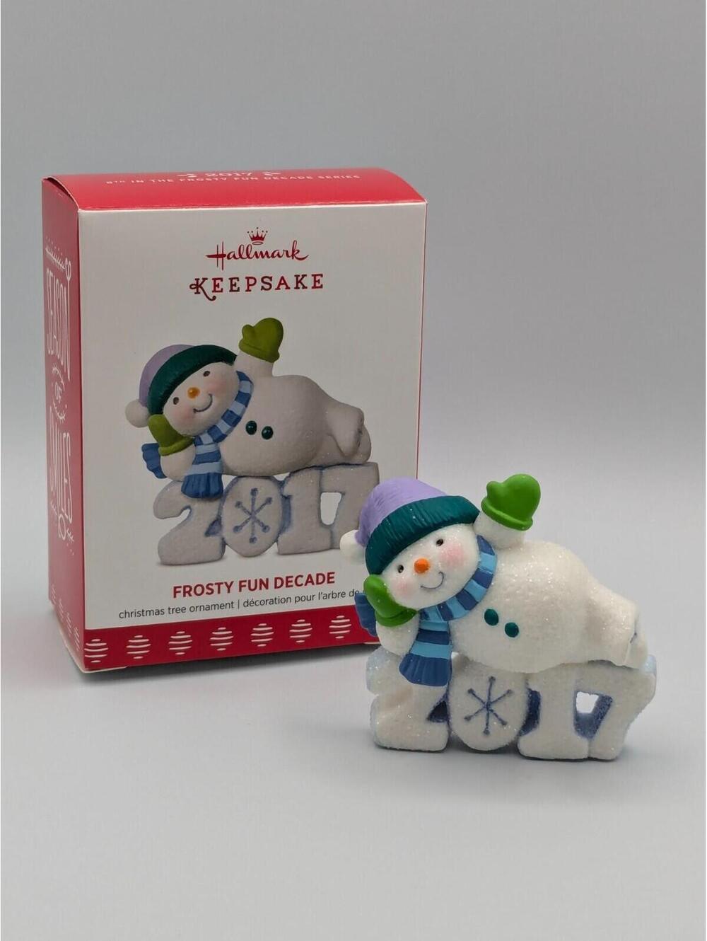 Hallmark Keepsake Frosty Fun Decade 2017, 8th in Series, Christmas Ornament